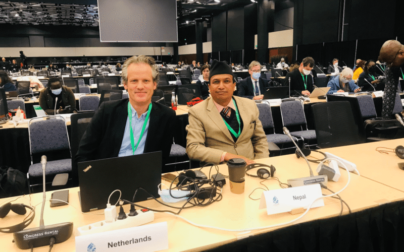 Mr. Yuba Raj DC, the President of CETEHRPN participated in COP15 in Canada.